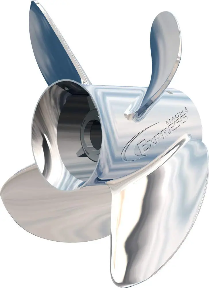 Turning Point Express® Mach4™ - Left Hand - Stainless Steel Propeller - EX-1421-4L - 4-Blade - 14" x 21 Pitch