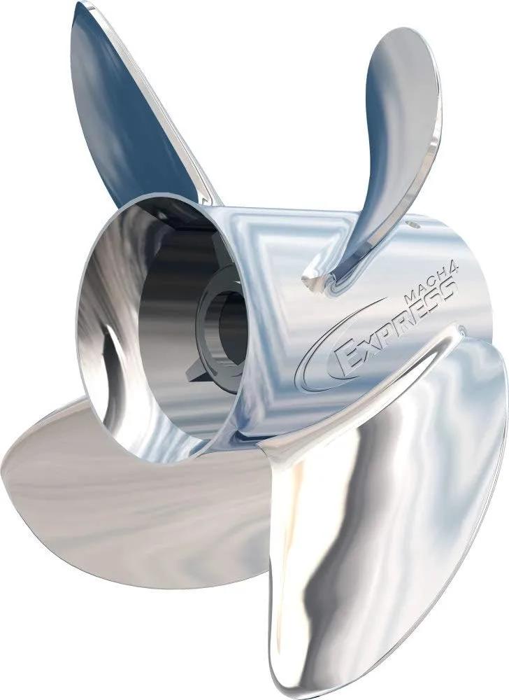 Turning Point Express® Mach4™ - Left Hand - Stainless Steel Propeller - EX-1421-4L - 4-Blade - 14" x 21 Pitch