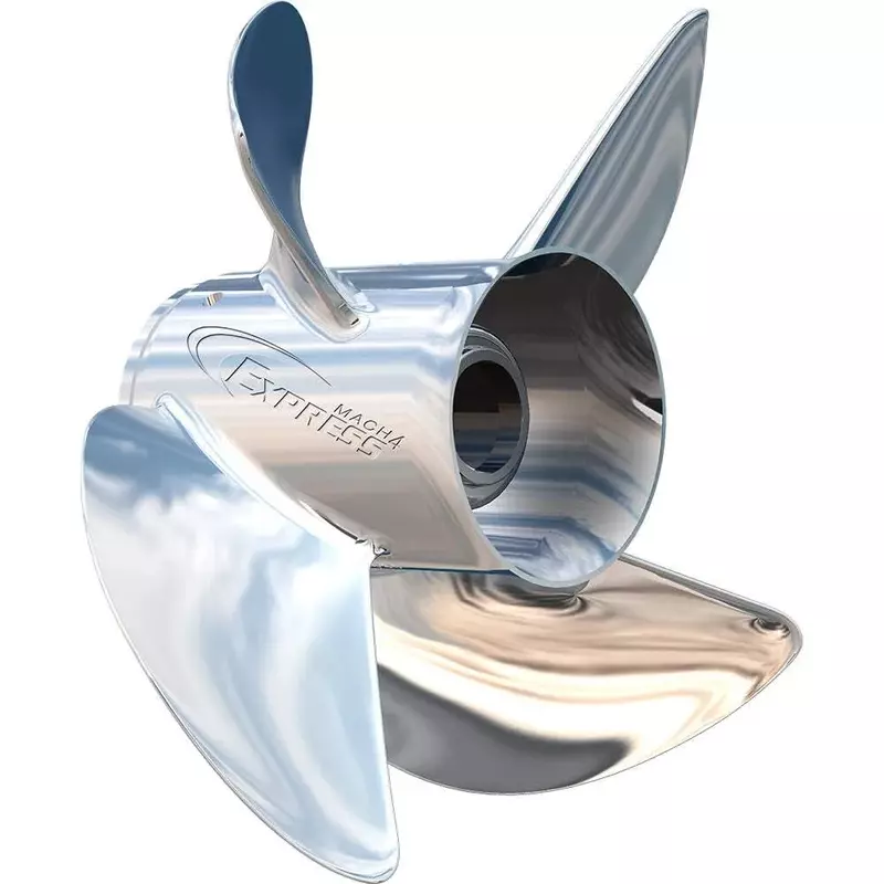 Turning Point Express Mach4 14 x 11 Right Hand Stainless Steel 4-Blade Propeller