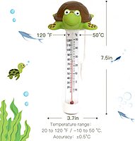 Thermometer Turtle Character | T381T | PRO POOL PRO