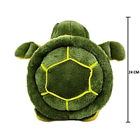 Plush Turtle Stuffed Animal, Green and Yellow, Soft Toy
