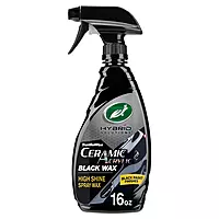 Turtle Wax Hybrid Solutions Ceramic Acrylic Black Car Wax Spray, Restores Apperance of Black Car Paint, Ceramic Coating Protection, Extreme Water Beading, High Gloss Shine, 16 oz (Pack of 1)