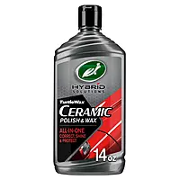 Turtle Wax Hybrid Solutions Ceramic Car Polish & Wax, 14 oz - Scratch Remover & Protection