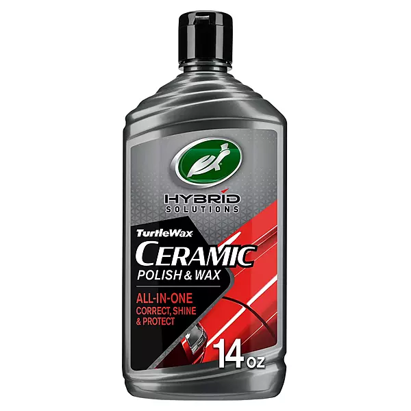Turtle Wax Hybrid Solutions Ceramic Car Polish & Wax, 14 oz - Scratch Remover & Protection