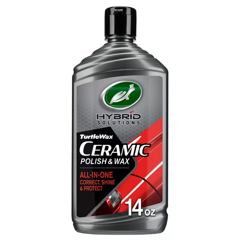 Turtle Wax Hybrid Solutions Ceramic Car Polish & Wax, 14 oz - Scratch Remover & Protection