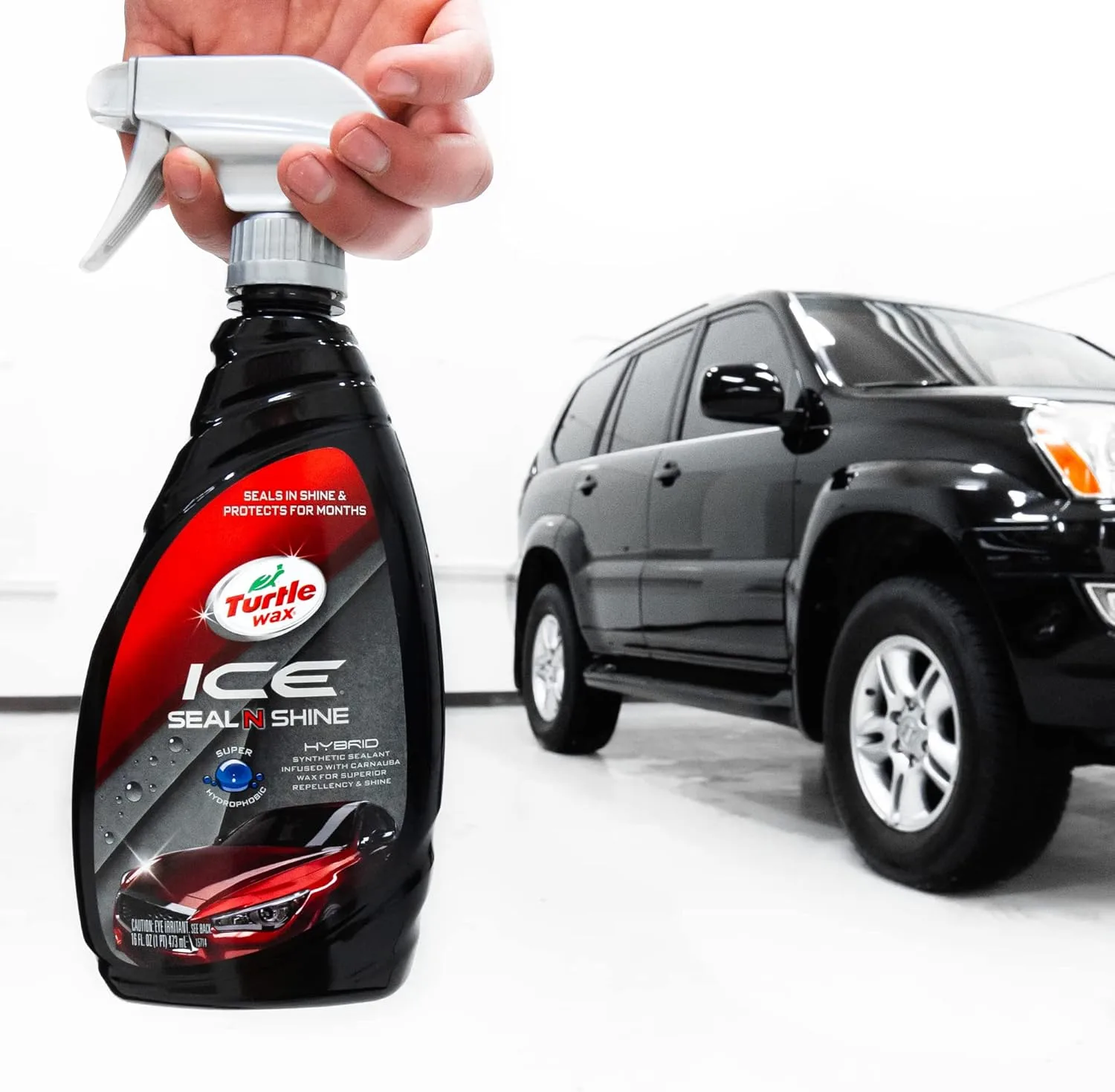 Turtle Wax ICE Seal N Shine Spray, 16 fl oz - High Gloss & Water Beading
