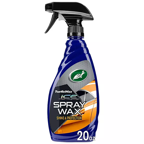 Turtle Wax T-477R ICE Spray Wax, Ultimate High Shine Wax Finish, For Use on Car Paint, Trim and Plastics, Safe for Motorcycles, RV's, Trucks and More, 20 oz. (Pack of 1)