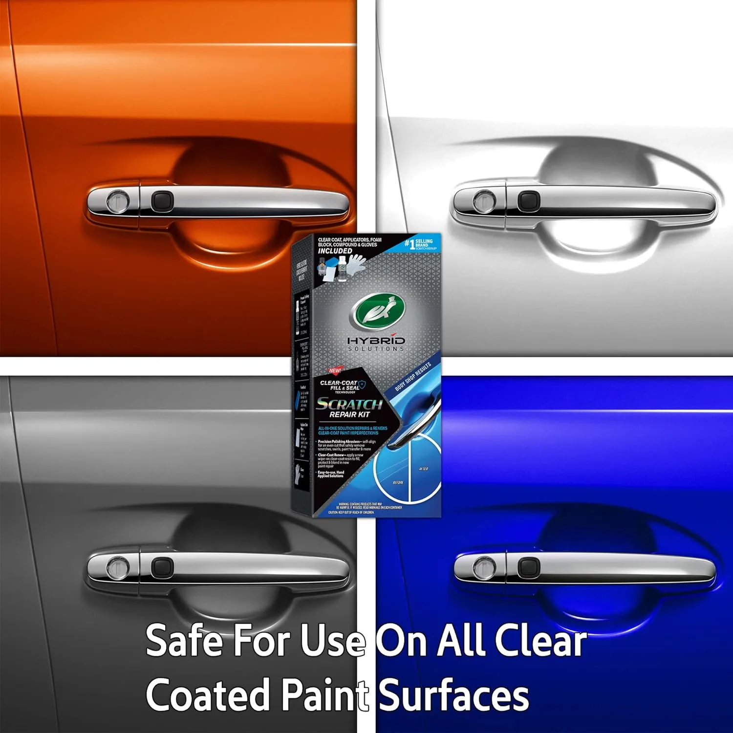 Turtle Wax 53836 Hybrid Solutions Scratch Repair Kit – Car Scratch Remover & Restorer