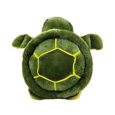 Plush Turtle Stuffed Animal, Green and Yellow, Soft Toy