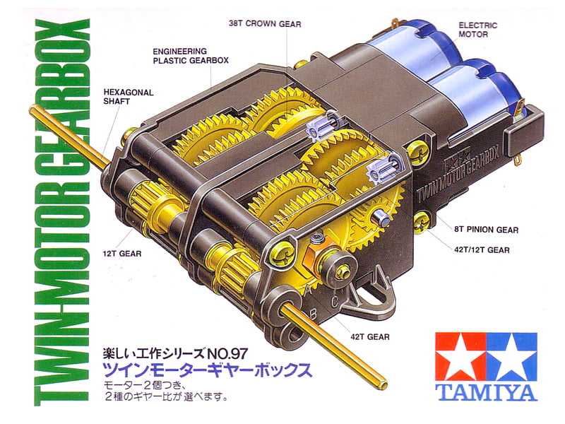 Twin Motor Gear Box - Tamiya Twin Motor Gear Box - Tamiya