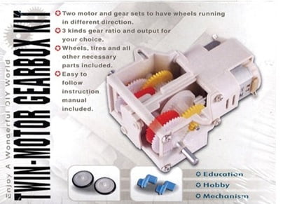 Twin motor gear box kit Twin motor gear box kit