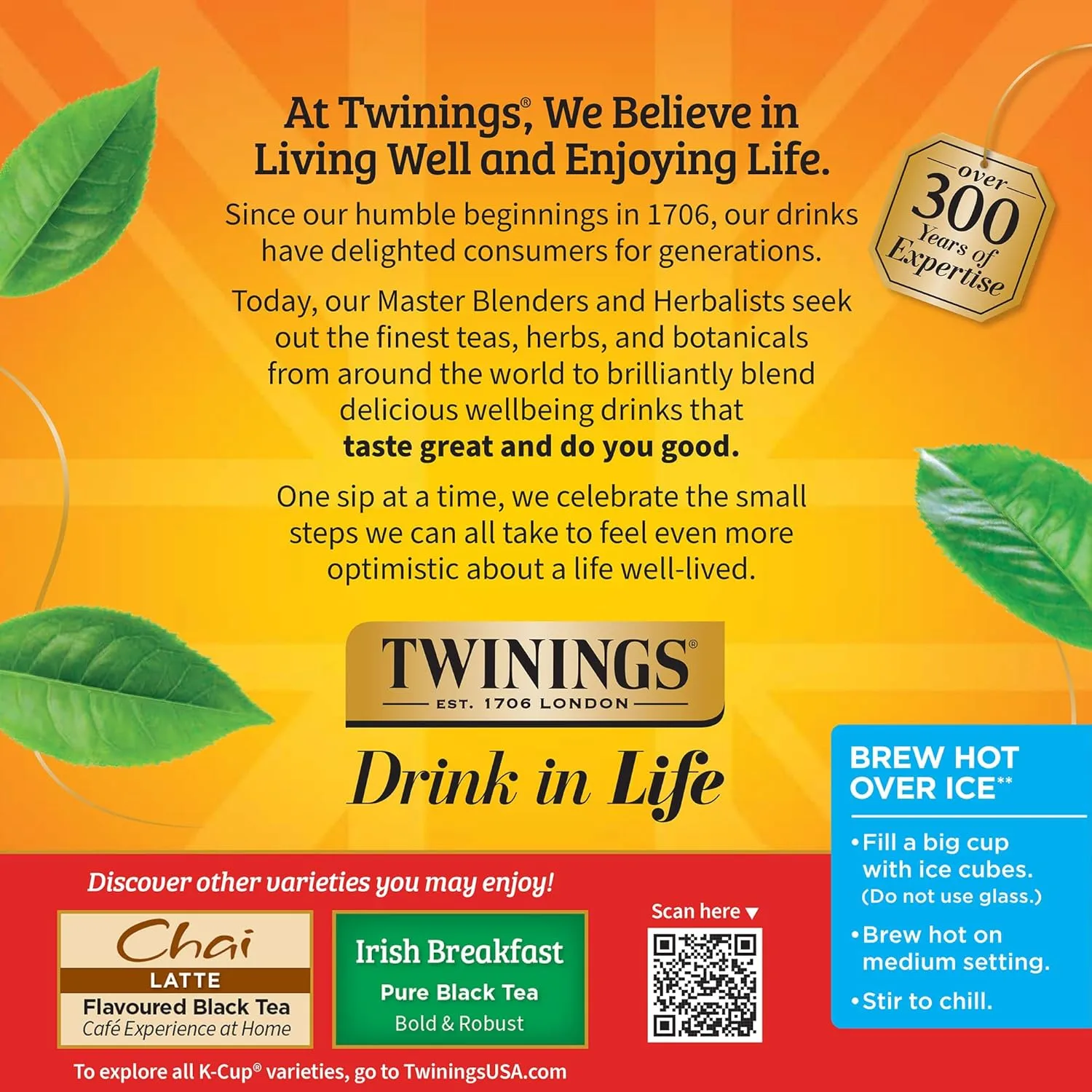 TWININGS Black Tea K-Cup Pods for Keurig, 24 Count