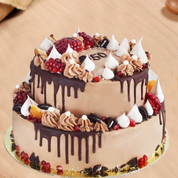 Two Tier Choco Cake Two Tier Choco Cake