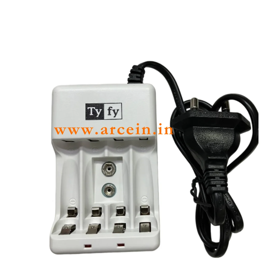 Tyfy Multi Charger for AA,AAA and 9V batteries