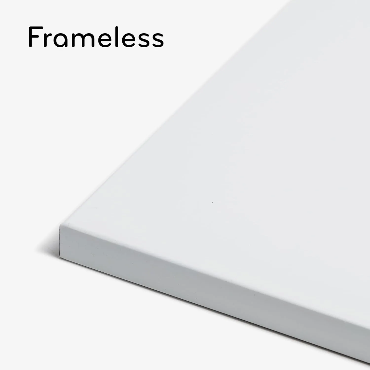 U Brands Magnetic Dry Erase Board, 14"x14", Frameless, includes Marker and Magnet