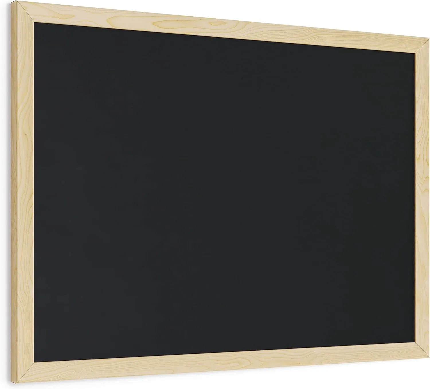 U Brands Chalkboard, 24in X 18in, Birch Wood Frame, Actual Size 23in X 17in (310U00-01)