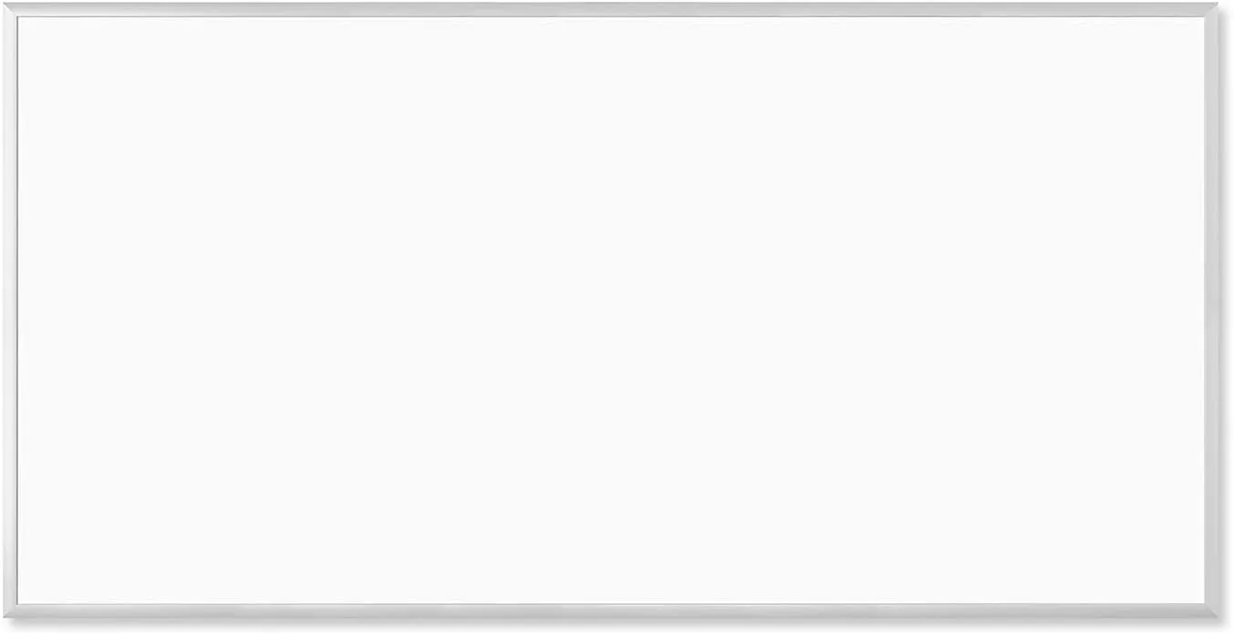 U Brands Magnetic Dry-Erase Board, 96in X 48in, Silver Aluminum Frame, Actual Size 95in X 47in (2891U00-01)