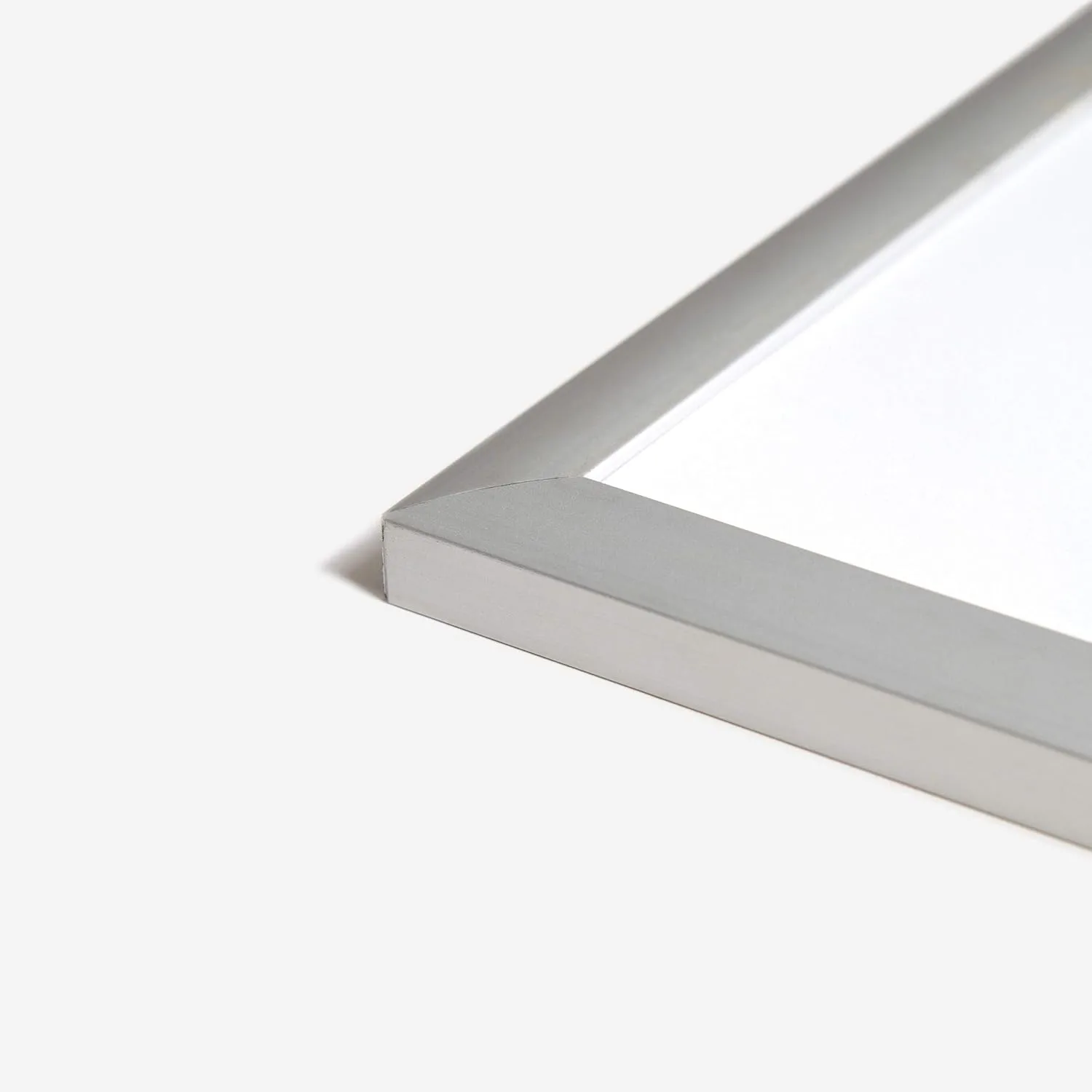 U BRANDS Melamine Non-Magnetic Dry-Erase Board, Silver Aluminum Frame