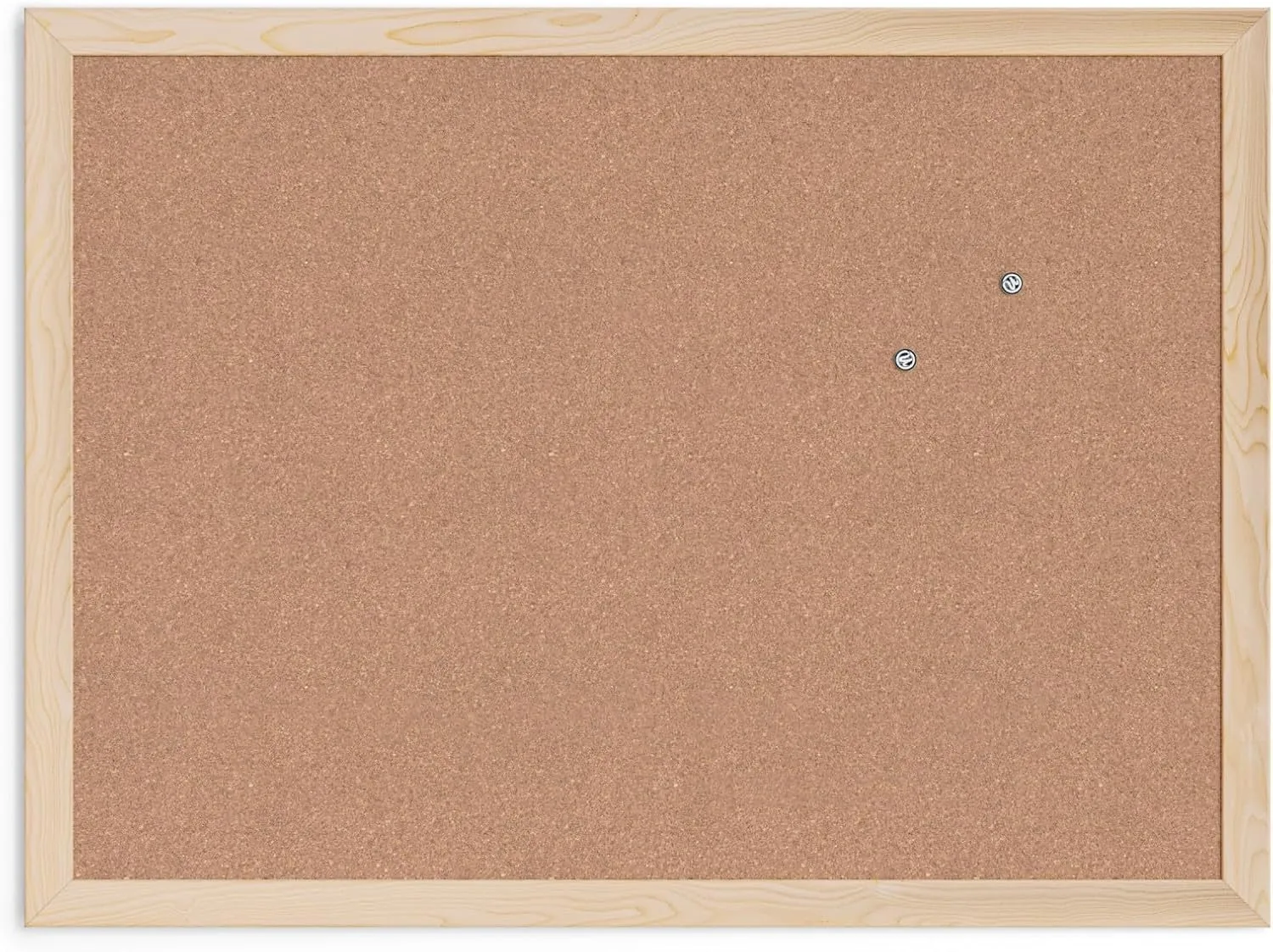 U Brands Cork Bulletin Board with Wood Frame