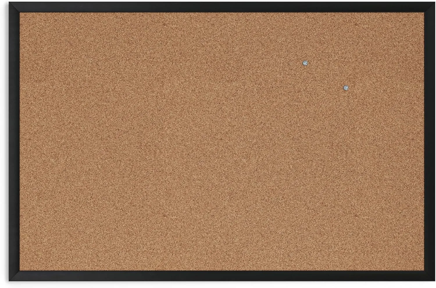 U Brands Cork Bulletin Board with Wood Frame