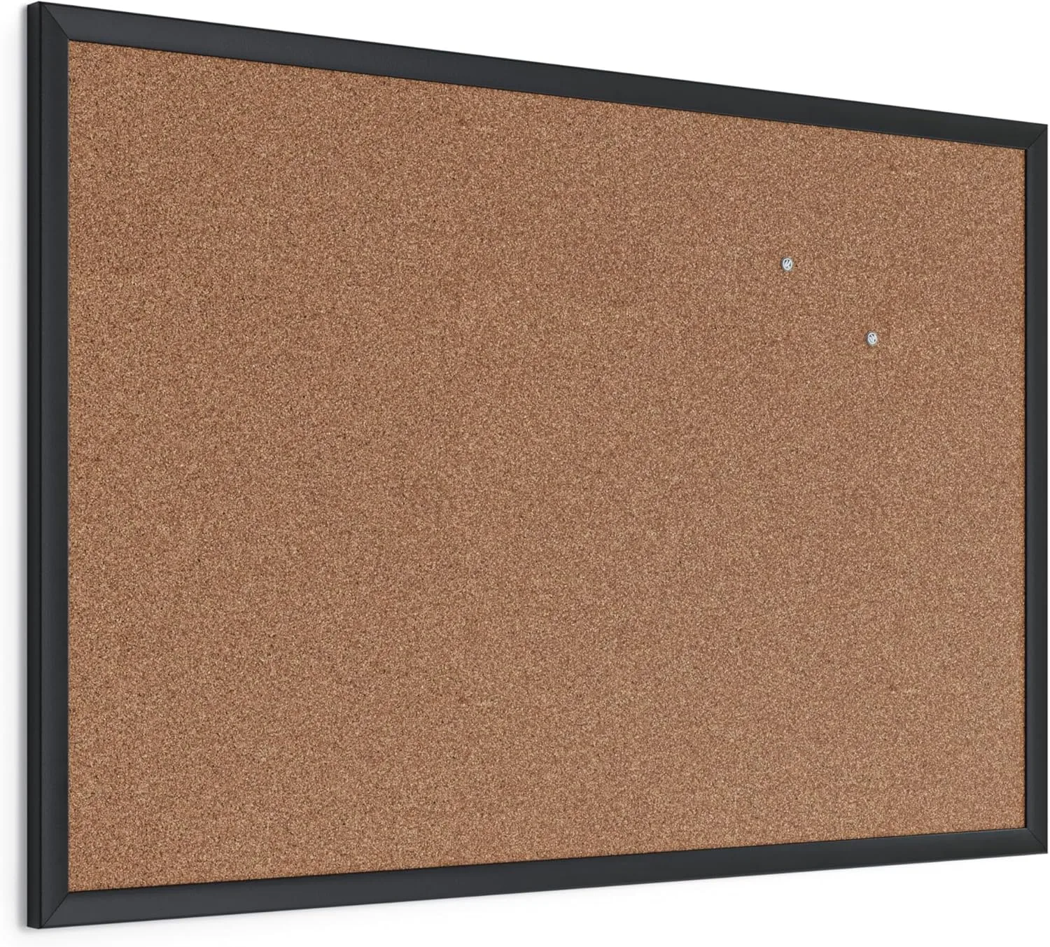 U Brands Cork Bulletin Board with Wood Frame