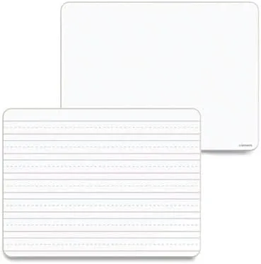 U Brands Double-Sided Dry Erase Lap Board, 12 x 9 in, White Surface, 10/Pack