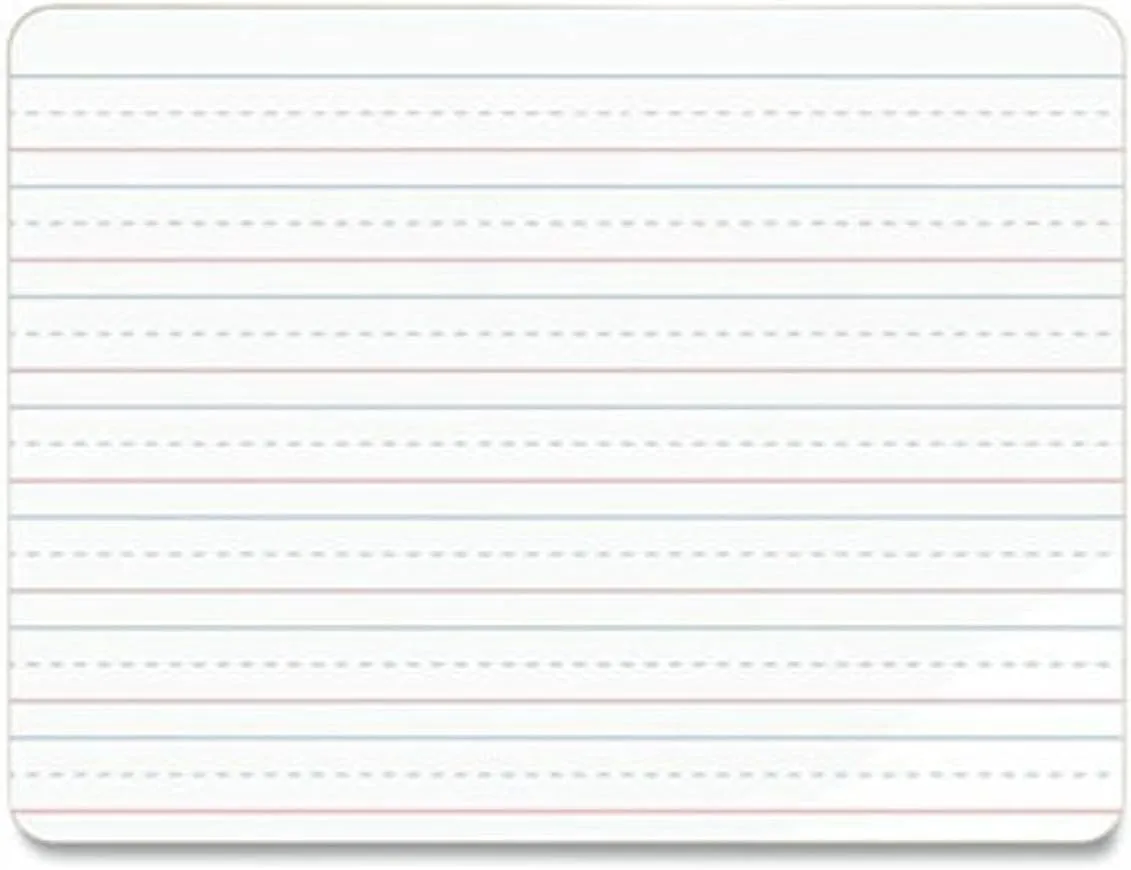 U Brands Double-Sided Dry Erase Lap Board, 12 x 9 in, White Surface, 10/Pack