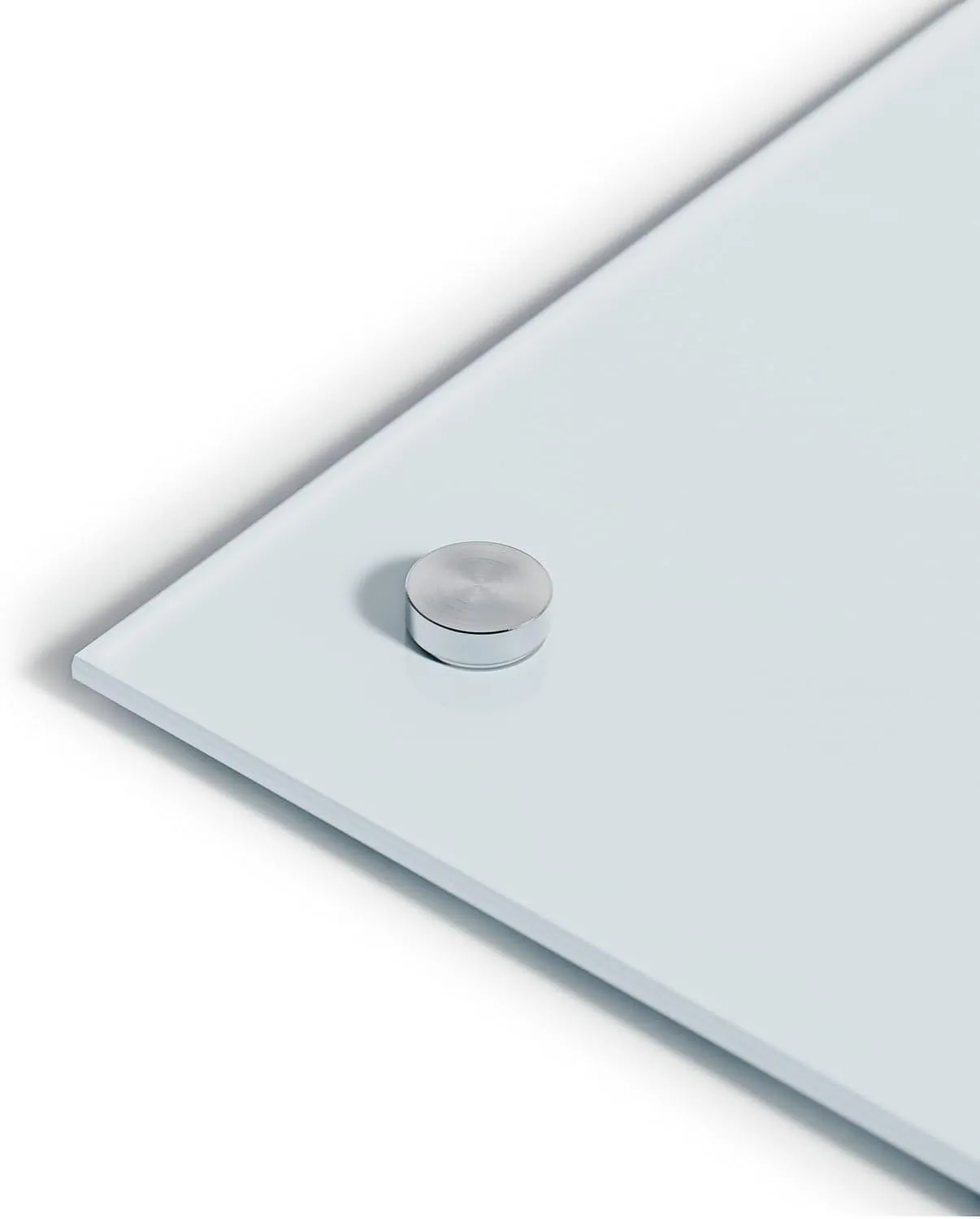 U BRANDS Magnetic Glass Dry-Erase Board, 72 x 36 in, Frosted White, Frameless
