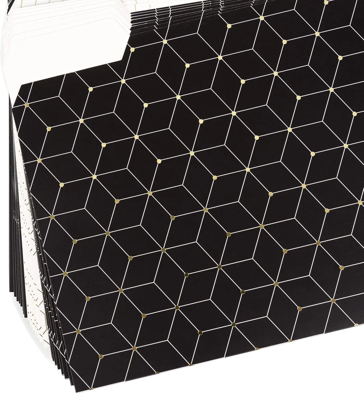 U Brands Fashion File Folders, Letter Size, 8-1/2in x 11in, Modern + Classic, Pack Of 24 Folders