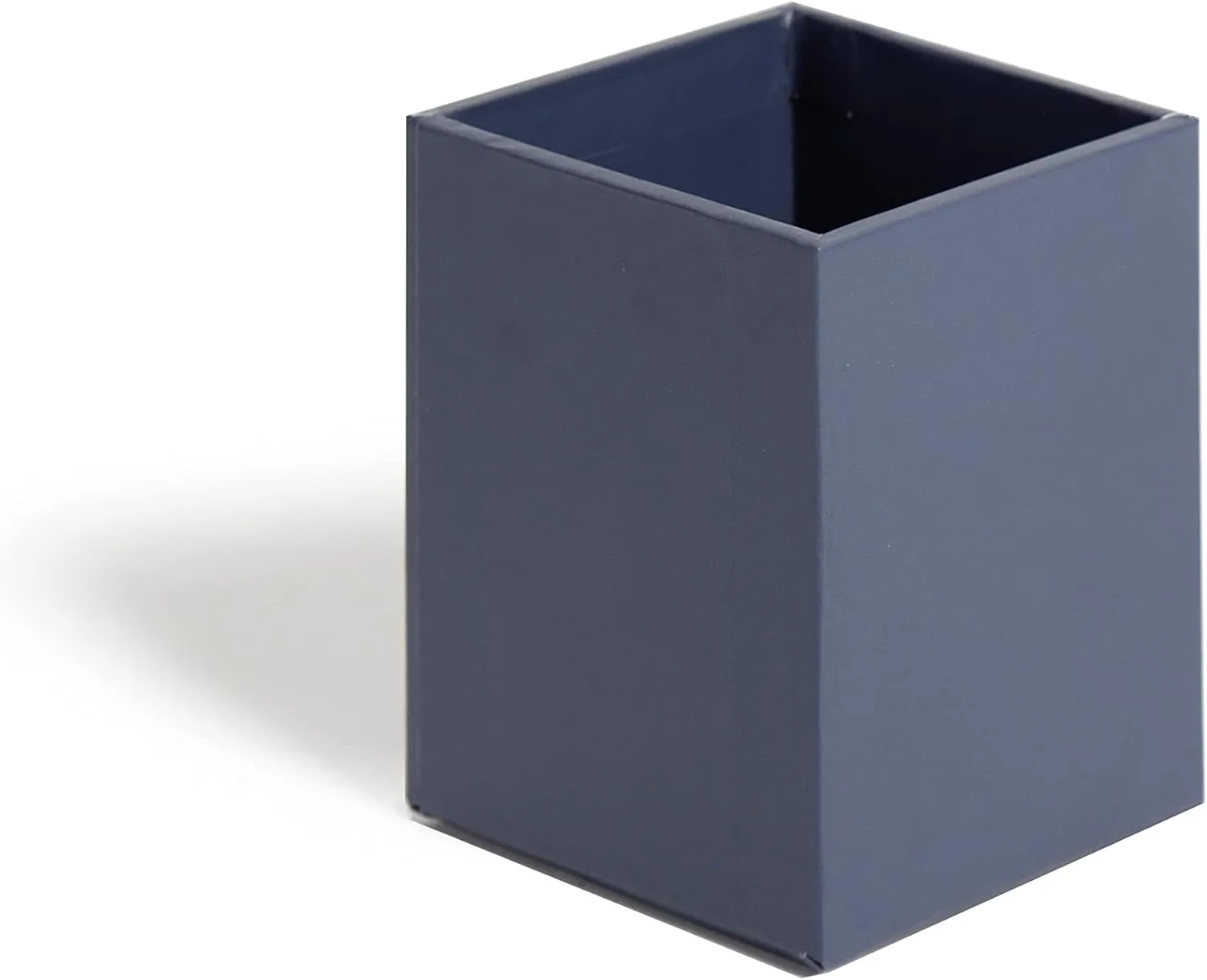 U Brands Paper Wrapped Desk Organization Set, Office Organization Supplies, Solid Navy, 4 Pieces