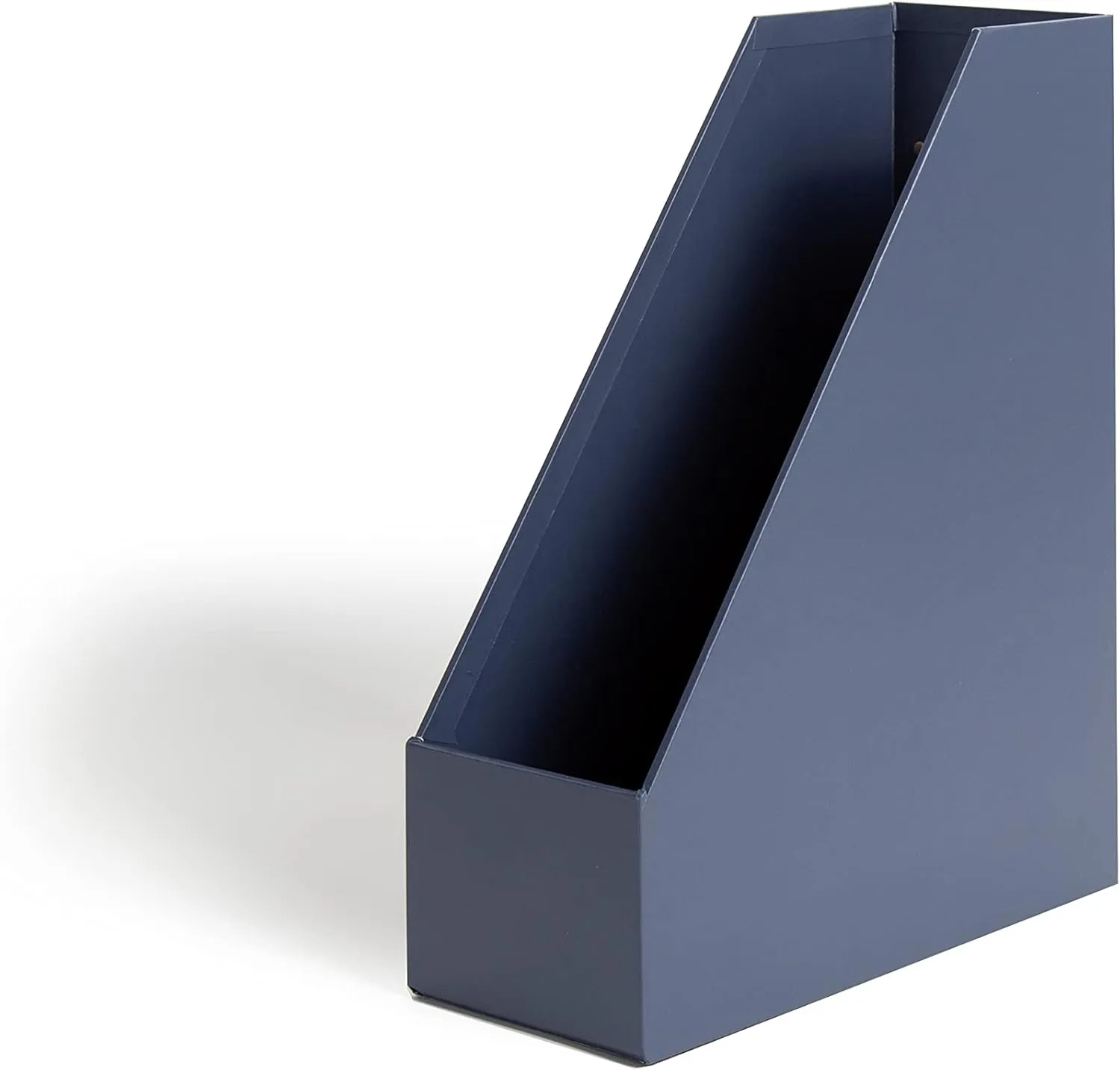 U Brands Paper Wrapped Desk Organization Set, Office Organization Supplies, Solid Navy, 4 Pieces