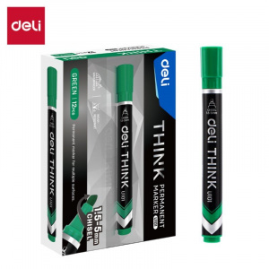 DELI U10150 PERMANENT MARKER GREEN CHI