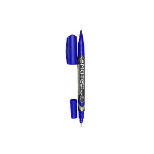 DELI U10430 MATE TWIN-TIP PERM MARKER BL