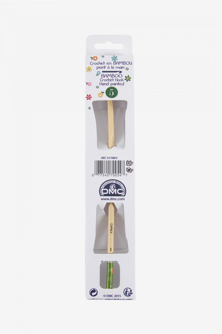 Uncinetto di Bamboo dipinto a mano nr. 4 Uncinetto di Bamboo dipinto a mano nr. 4