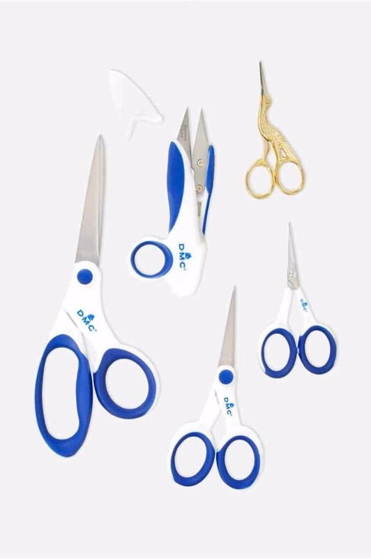 Set 5 forbici multiuso per cucito e ricamo DMC Set 5 forbici multiuso per cucito e ricamo DMC