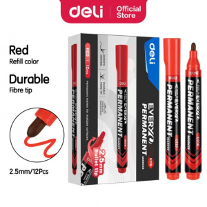 DELI U216 EVERY PERM BULLET MKR RED