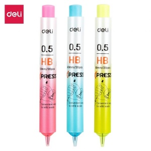 DELI U67400 M.PENCIL LEAD HB 0.5MM 20/tu