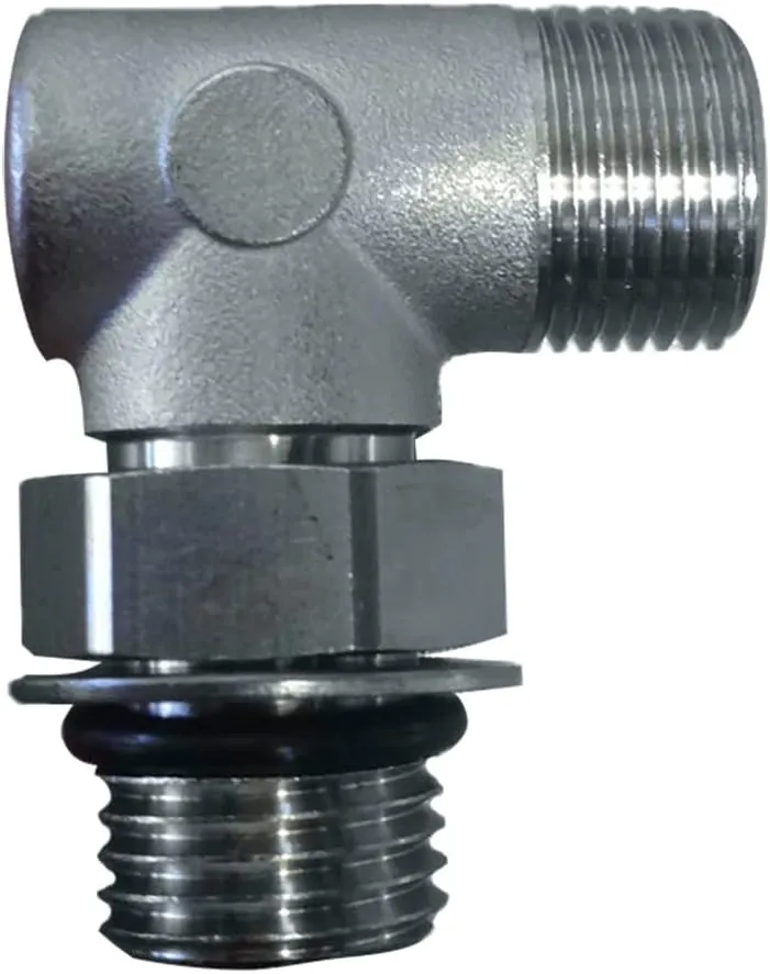 Uflex90° Adjustable Fitting f/Back of UP Series Helms ORB 6 to 3/8" COMP