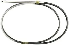UFLEX M66X09 9' Fast Connect Rotary Steering Cable - Black (Universal Replacement)
