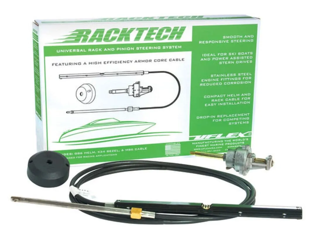 Uflex RACKTECH12 RackTech Rack Steering System, 12'