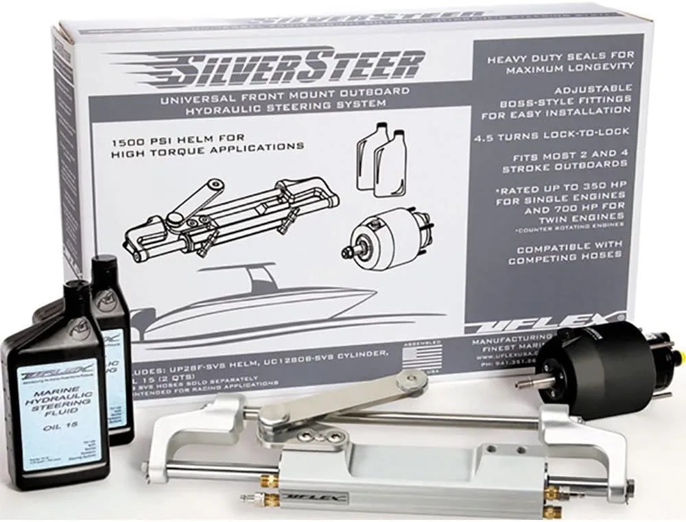 Uflex SilverSteer™ Outboard Hydraulic Tilt Steering System - UC130 V2
