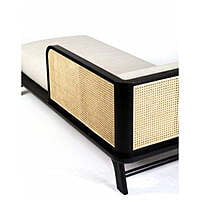 Bali Rattan Day Bed In Charcoal Bali Rattan Day Bed In Charcoal