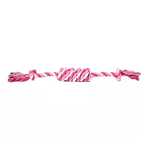 Cotton Rope Dog Chew Toy – 30 cm Double Knot Tug Toy