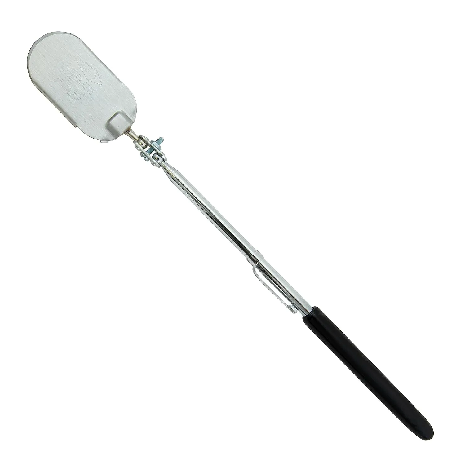 Ullman B-2 Oval Pocket Inspection Mirror, 2" Length x 1" Width Mirror, 8-1/2" Overall Length