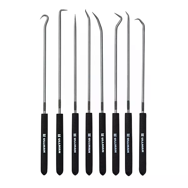 Ullman Devices CHP8-L Individual Hook and Pick Set, 9-3/4", 8-Piece