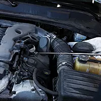 Ullman HTC-2 Pocket Size Telescoping Inspection Mirror with 2.25 inch Round Mirror and Black Handle - Perfect for Mechanics