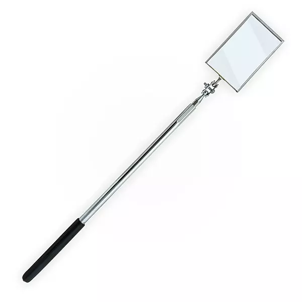 Ullman Devices K-2L Rectangular Telescoping Inspection Mirror with Extra Long Handle, 2 1/8" x 3-1/2"