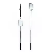 Ullman Devices K-2L Rectangular Telescoping Inspection Mirror with Extra Long Handle, 2 1/8" x 3-1/2"
