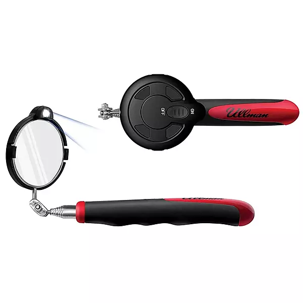 LED Lighted Telescoping Inspection Mirror