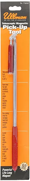 Ullman Devices Telescoping Magnetic Pick-Up Tool with Nylon Head, 16-3/4" to 26-3/4" Extend Handle Length